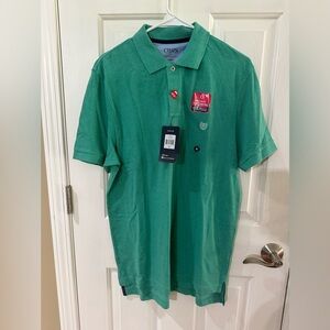 Chaps Men's 100% Cotton Short Sleeve Polo Shirt